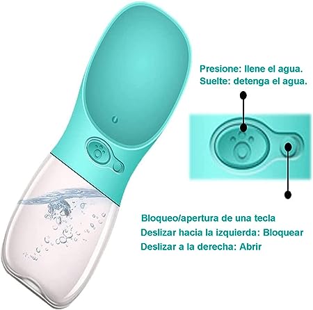 Bebedero portable 550ml - miscompritasweb