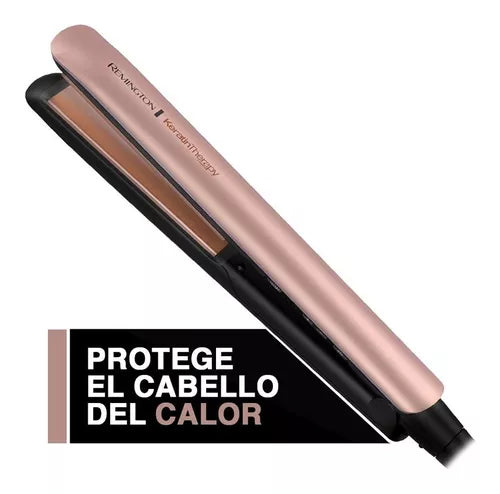Plancha Queratina Remington + Cepillo Keratin Pro 3D - miscompritasweb
