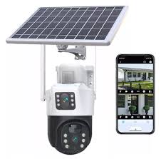 Cámara Solar de seguridad 360° para día y noche con wifi