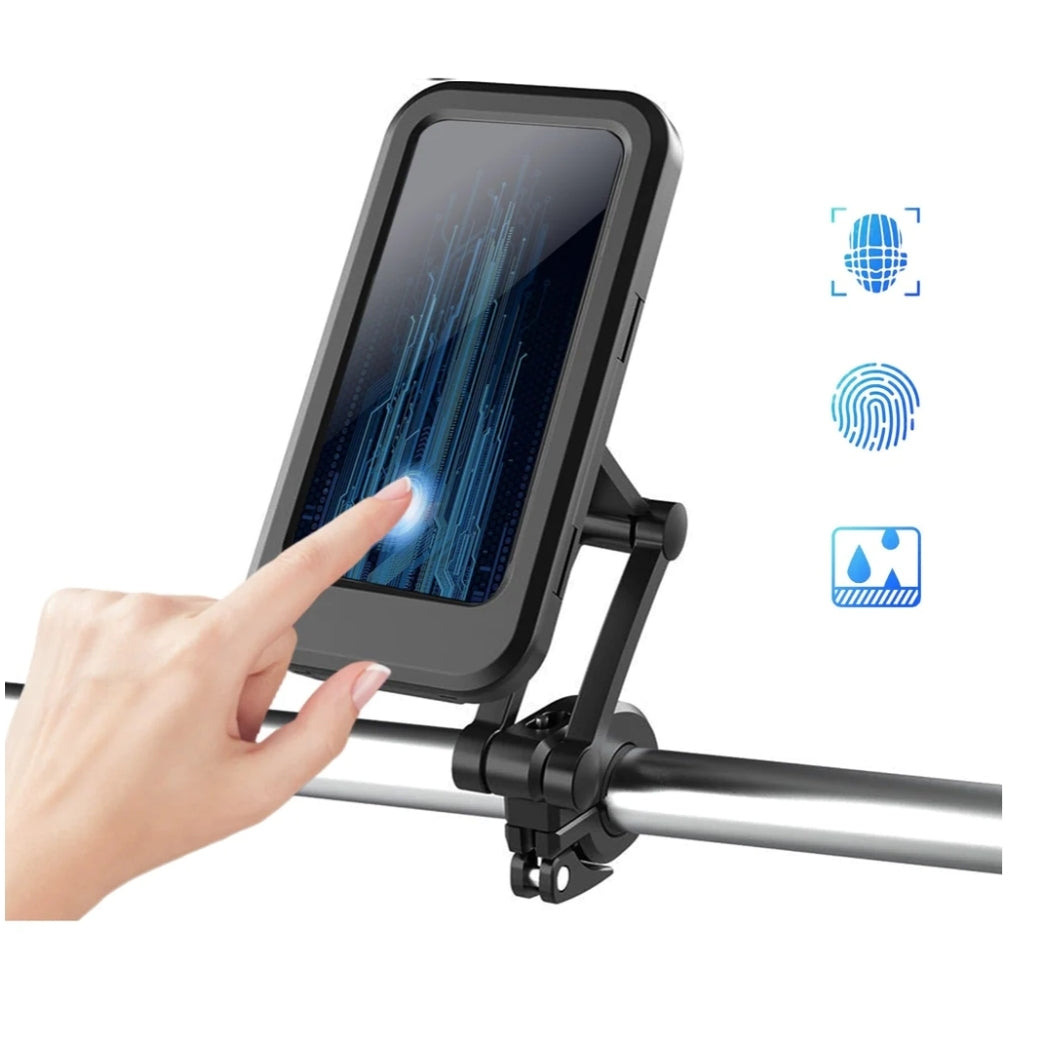 Soporte impermeable de celular para moto y bicicleta - miscompritasweb