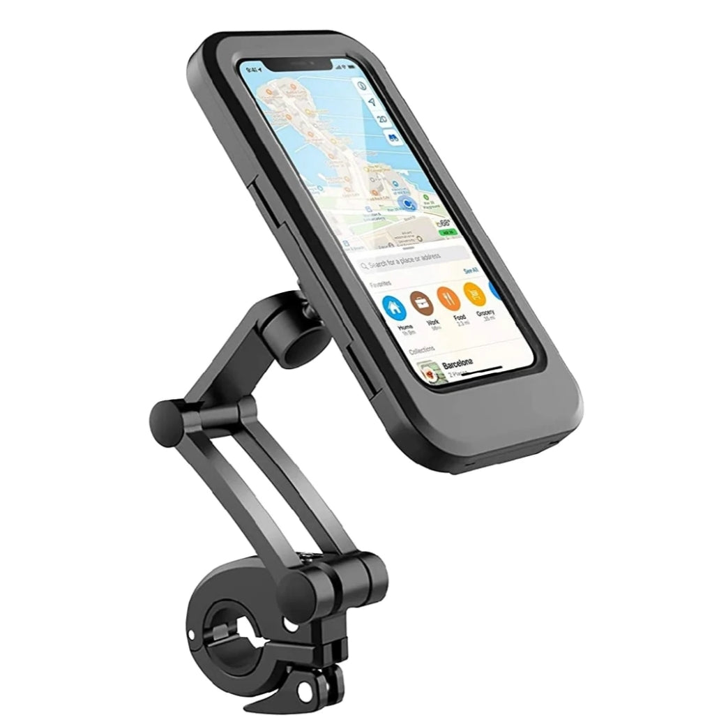 Soporte impermeable de celular para moto y bicicleta - miscompritasweb